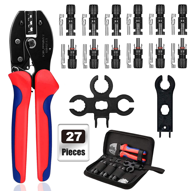 Mc4 Crimping Tool - Kit de herramientas de alicates de