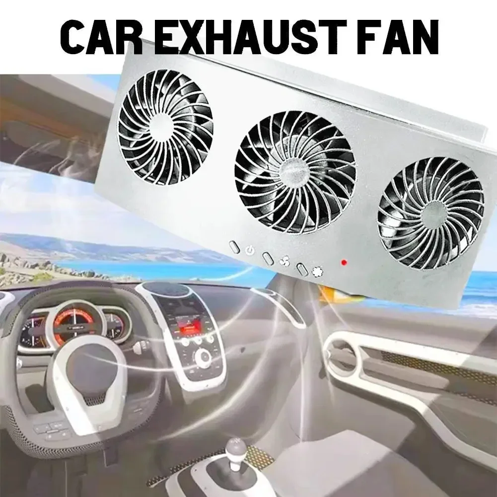 Renewable Energy Fan - Ventilador de escape para coche, recargable