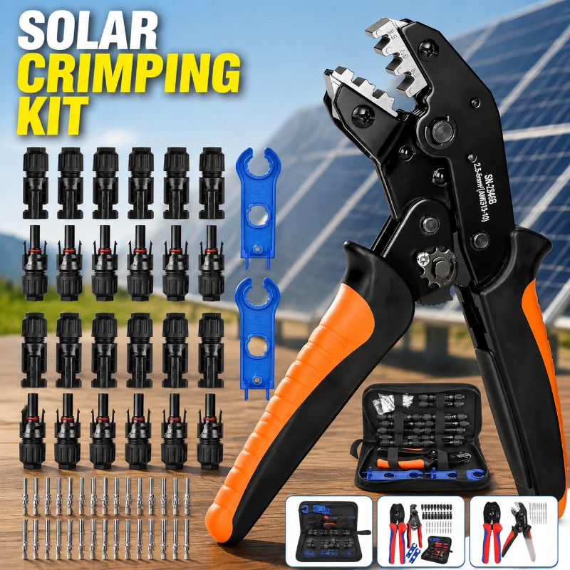 Mc4 Crimping Tool - Kit de Herramientas de Crimpado MC4