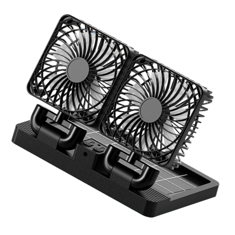 Renewable Energy Fan - Ventilador ventilación coche Solar/recargable por USB