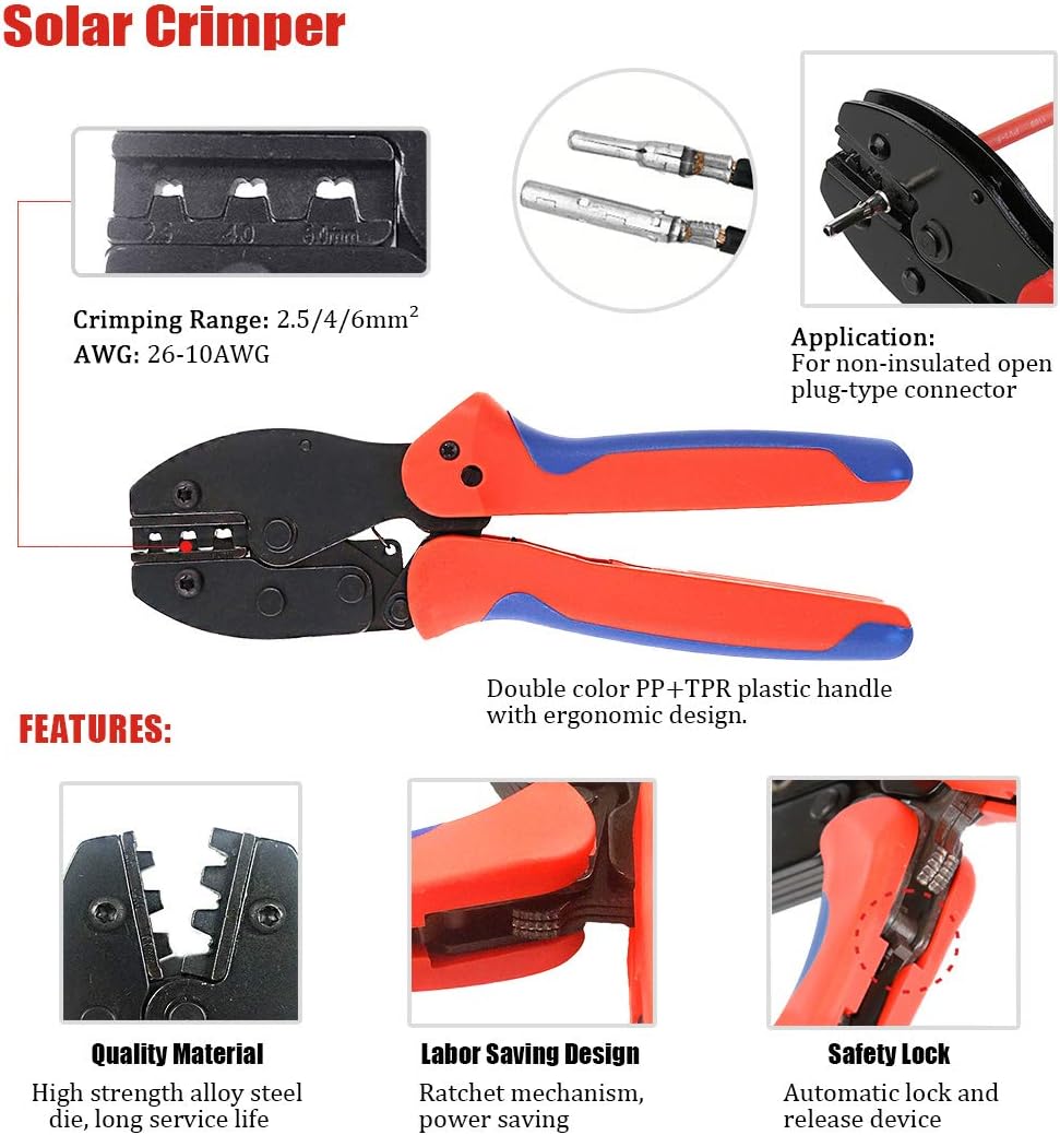 Kit de herramientas para prens - Mc4 Crimping Tool reseña y precio
