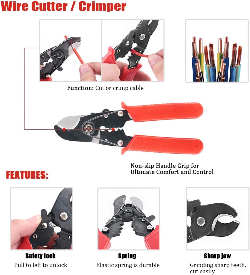 Kit de herramientas para prens - Mc4 Crimping Tool reseña y precio