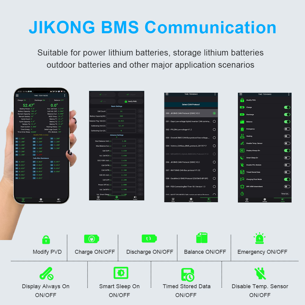 JIKONG V19 BMS 8S 200A BMS con - Smart Bms reseña y precio